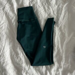 Alo Airlift Leggings Midnight Green